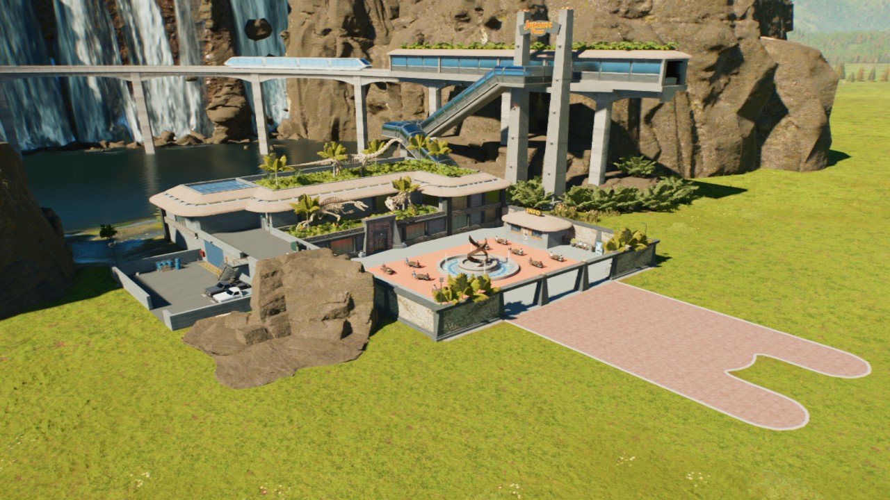 Arrival Point Tutorial Minecraft MONORAIL ARRIVAL POINT - Workshop - Jurassic World Evolution 3