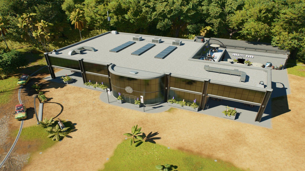 novel visitor center with tour