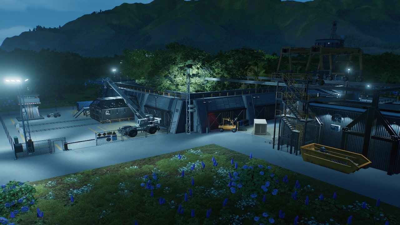 Raptor paddock with cow feeder