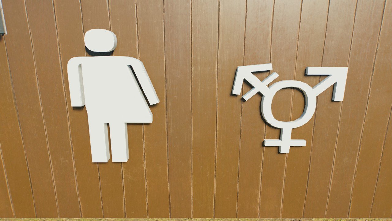 Trans Inclusive Restroom Sign Pack