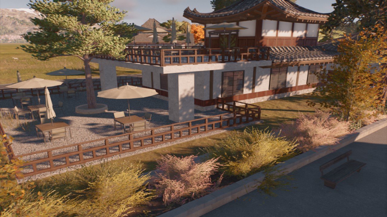 Bar im asiatischen Stil