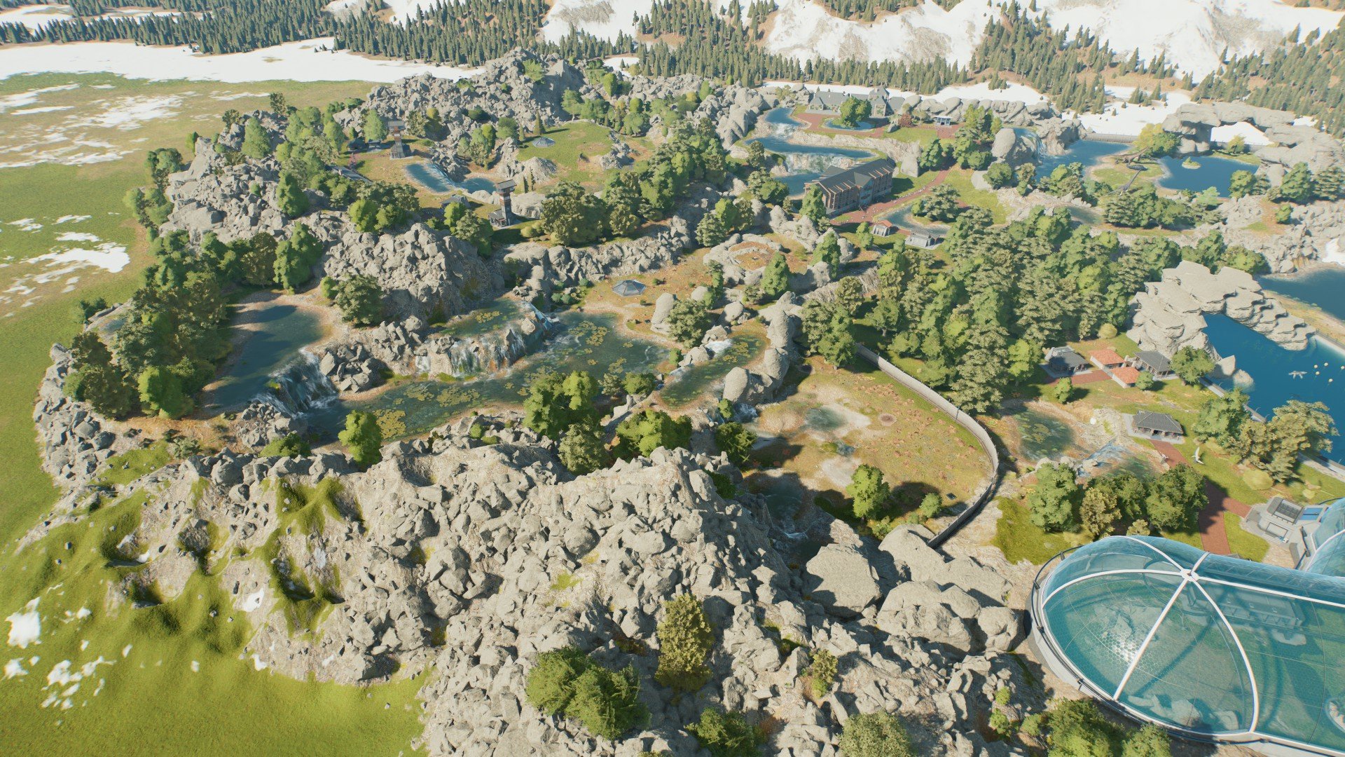 Fossil ridge park - Workshop - Jurassic World Evolution 3