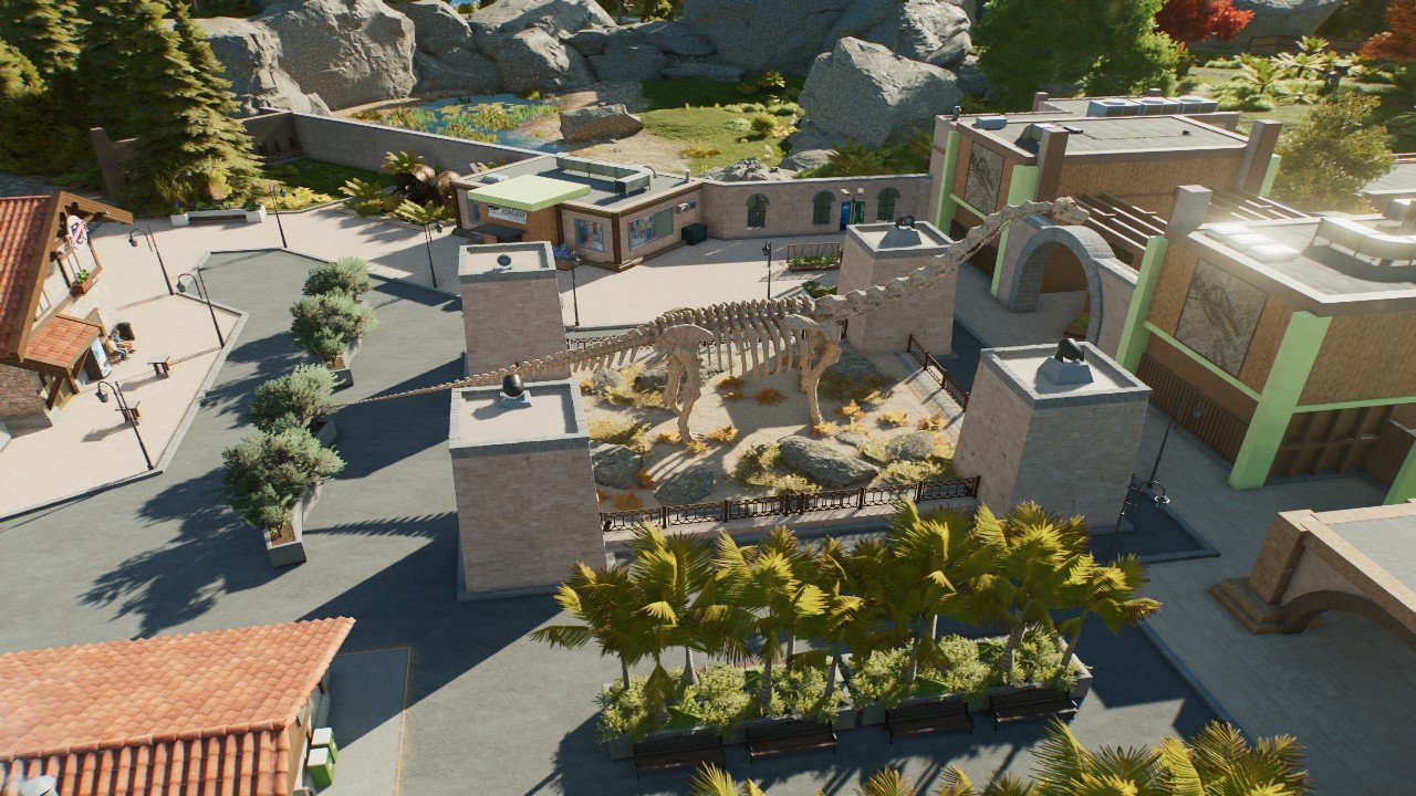 Sauropod skeleton display - Workshop - Jurassic World Evolution 3