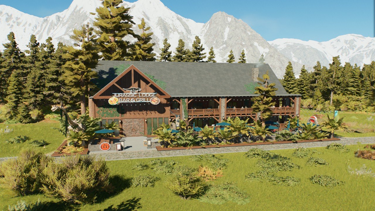 Large restaurant: Jurassic lodge build set