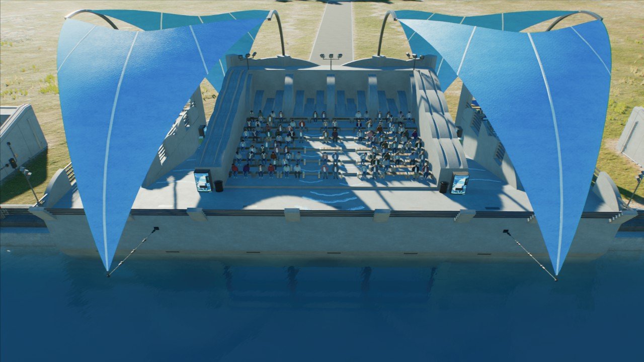 Modular Lagoon Viewing Gallery 1 - Workshop - Jurassic World Evolution 3