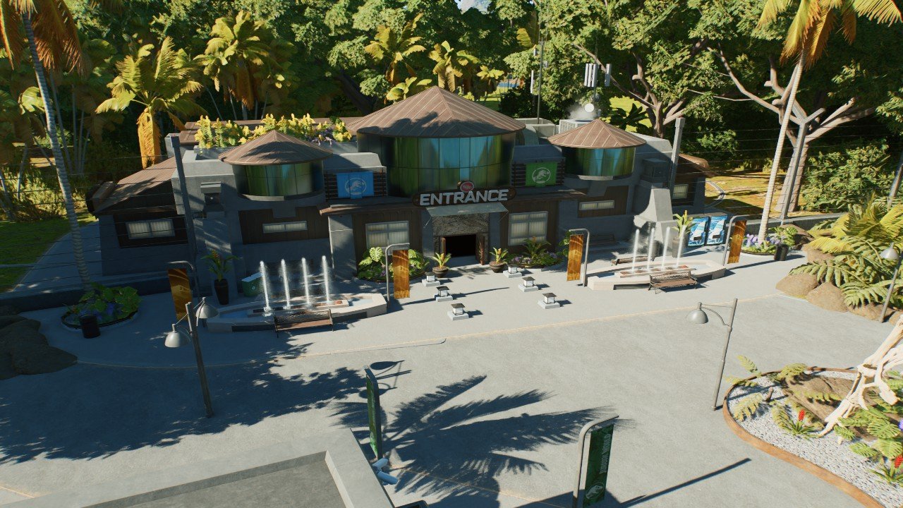 JP Tour Entrance Building - Workshop - Jurassic World Evolution 3