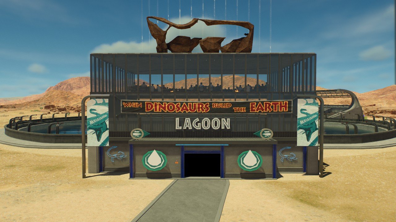 Lagoon viewing gallery doubled floor - Workshop - Jurassic World ...