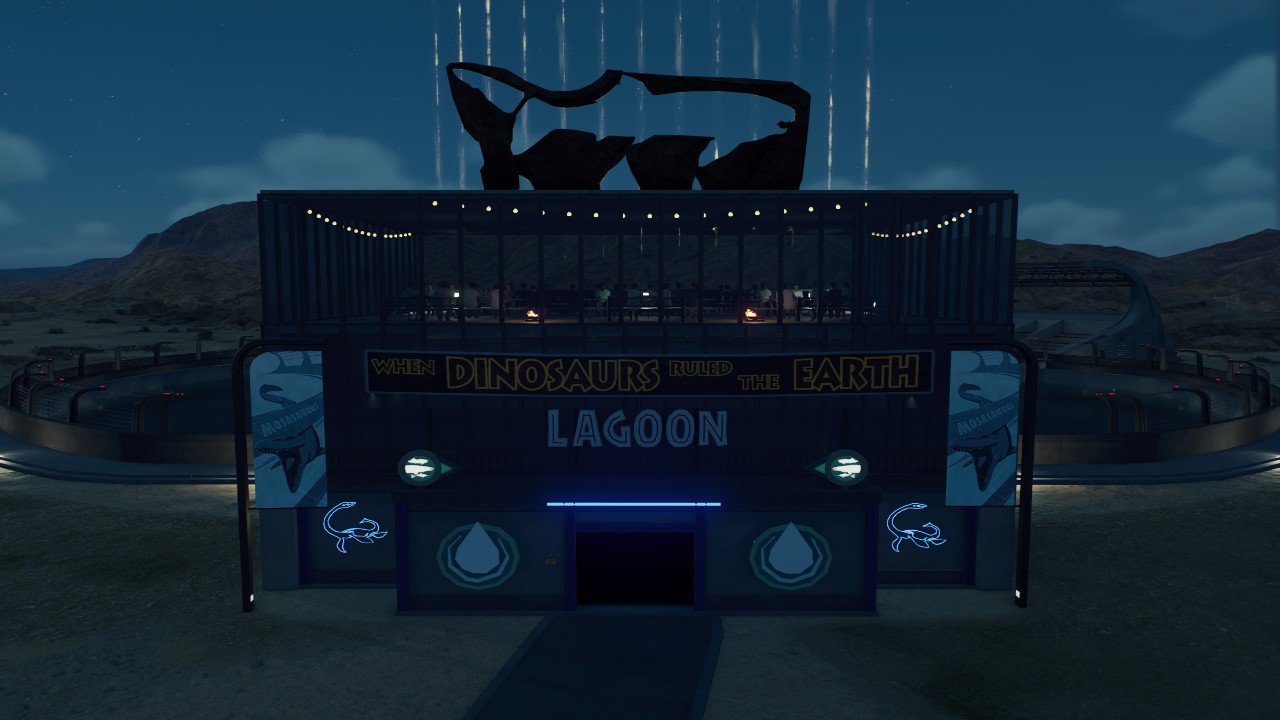 Lagoon viewing gallery doubled floor - Workshop - Jurassic World ...
