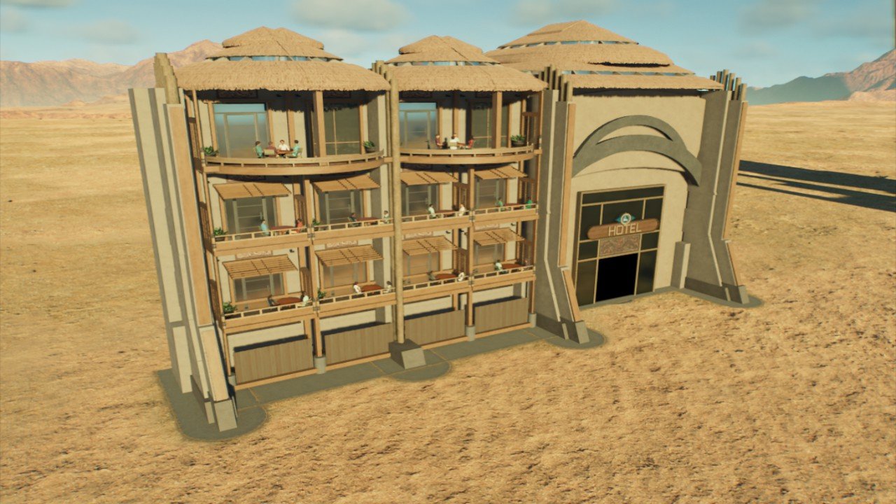 Jurassic Hotel - Modular Building Kit by Leaf