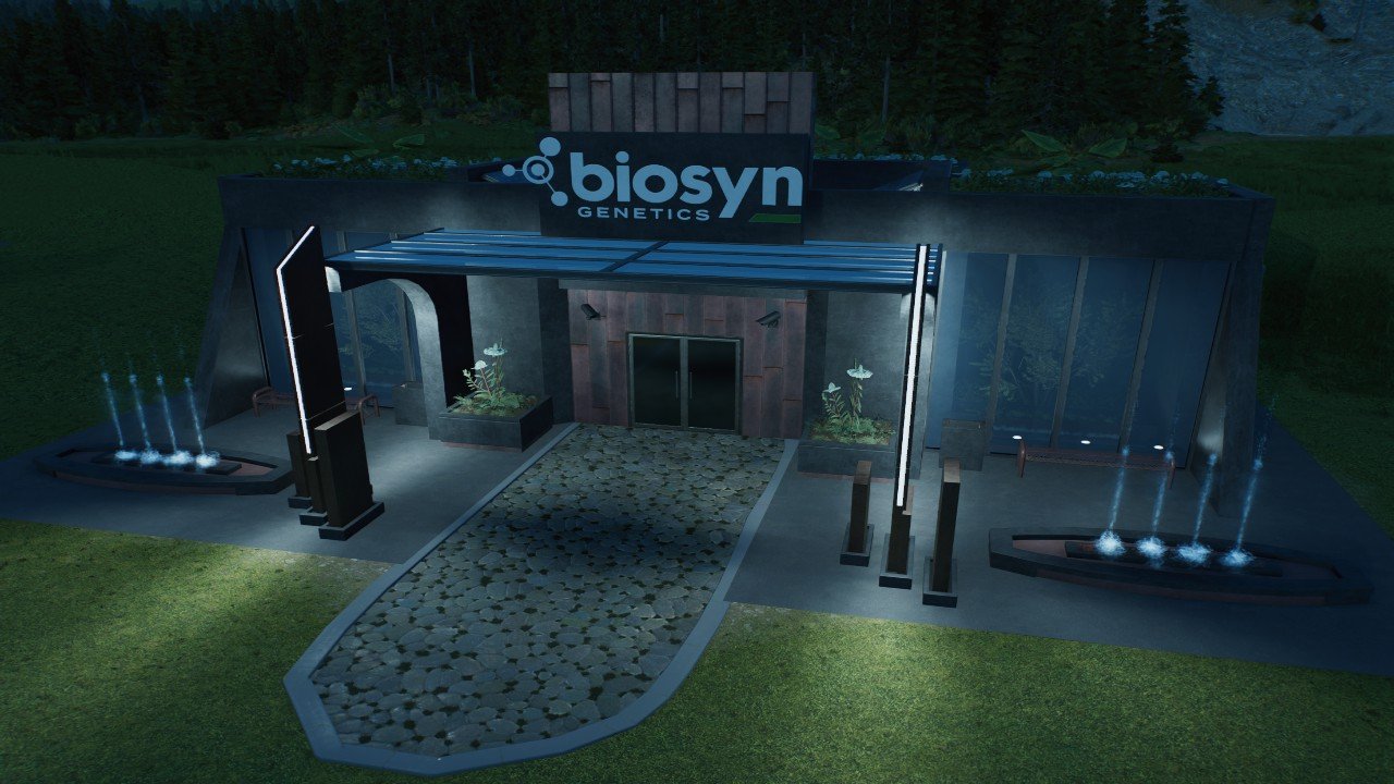 Biosyn Genetics Ankunft Hyper Loop - Workshop - Jurassic World Evolution 3