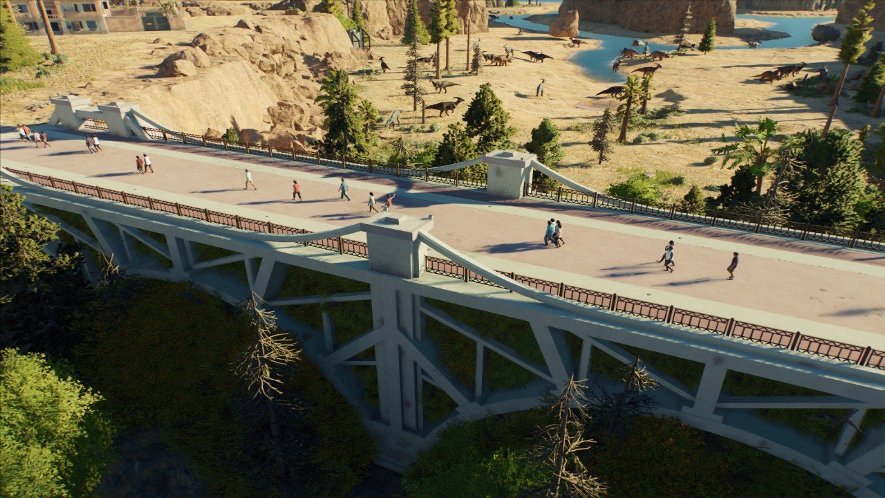 "Functional" Concrete Bridge