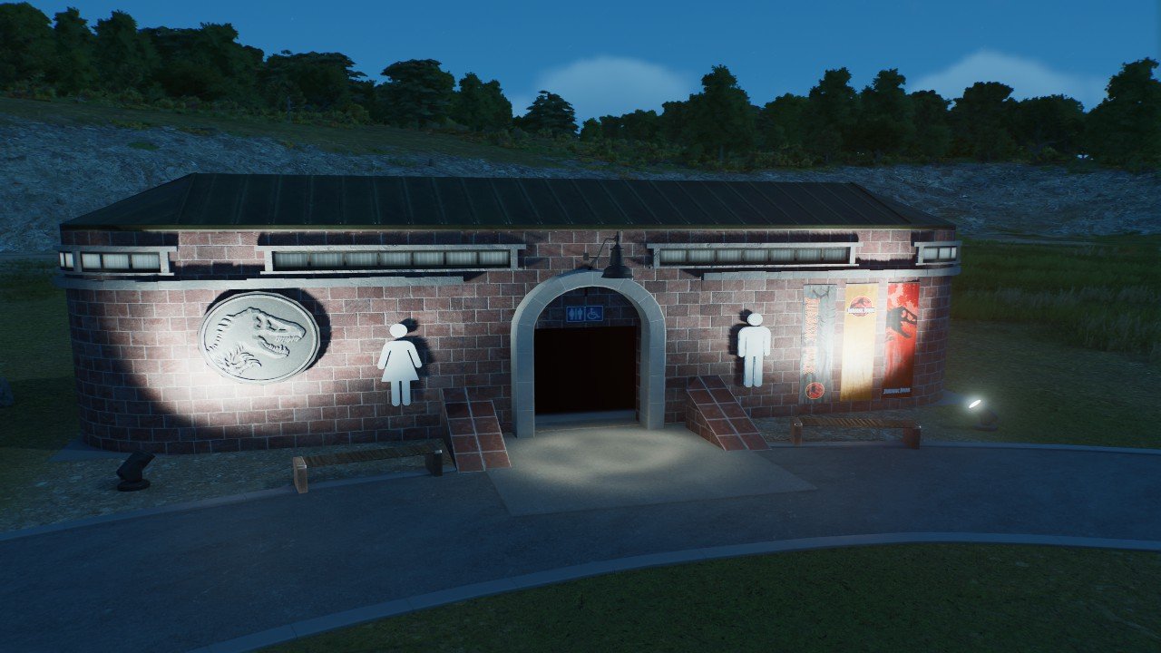 Jurassic Park: United Kingdom Restroom - Workshop - Jurassic World ...