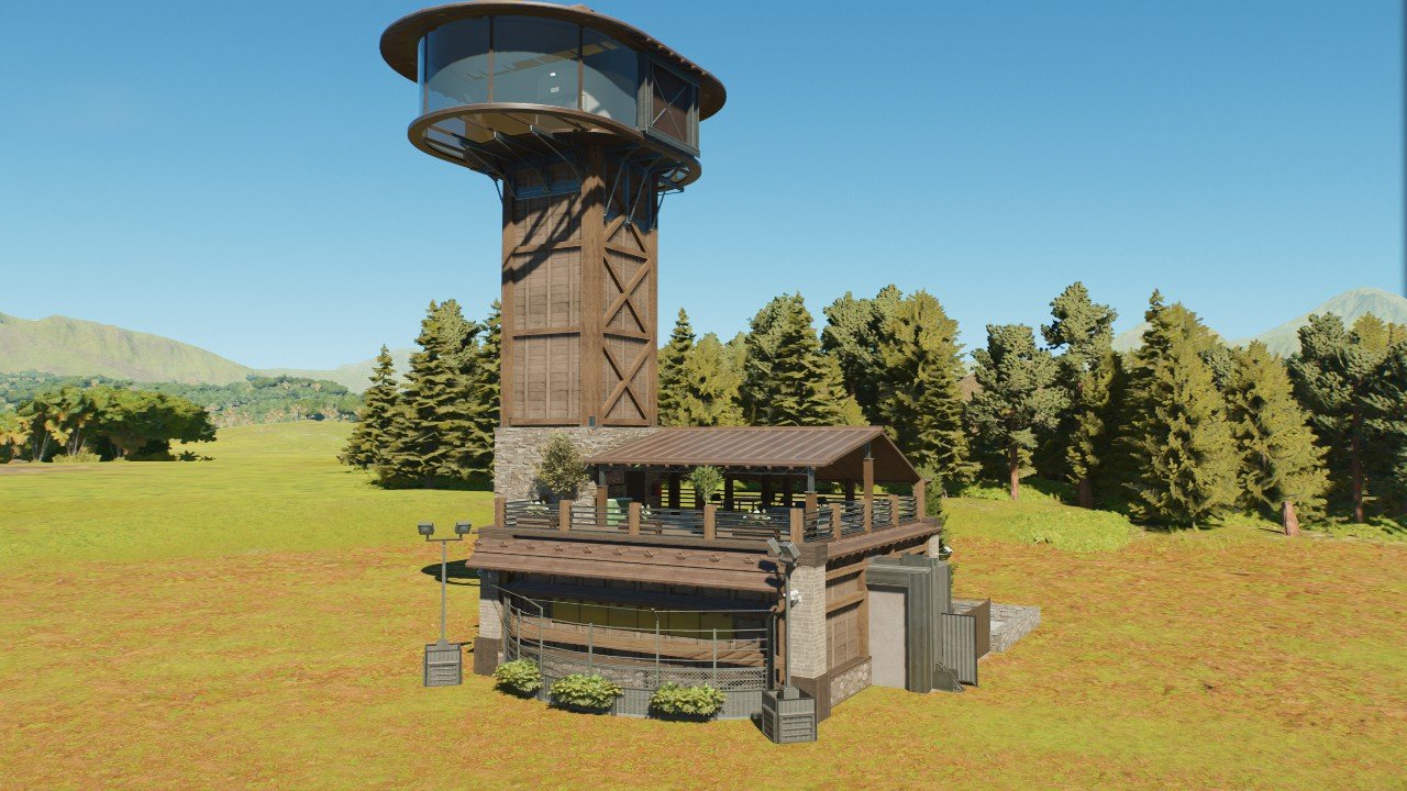 Rustic viewing platform (Updated) - Workshop - Jurassic World Evolution 3