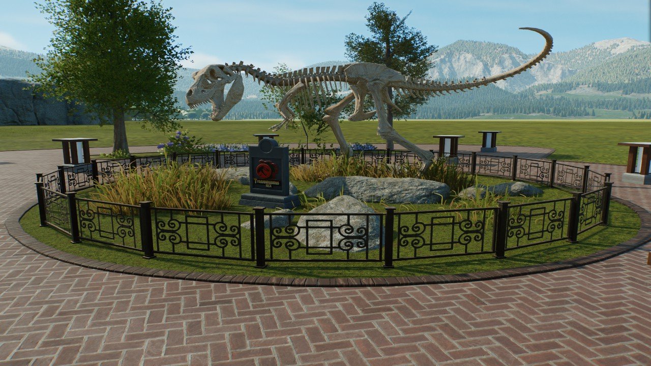 T.Rex Circle Skeleton