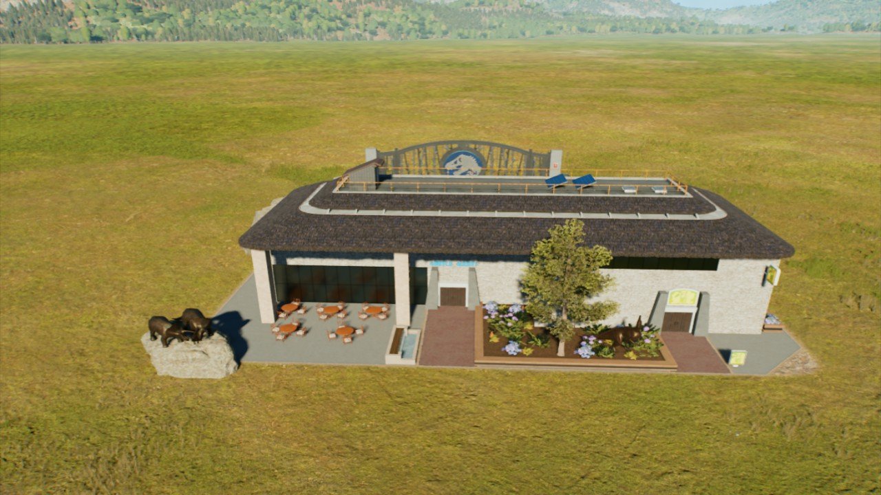 Dinosaur encounter and drink shop - Workshop - Jurassic World Evolution 3