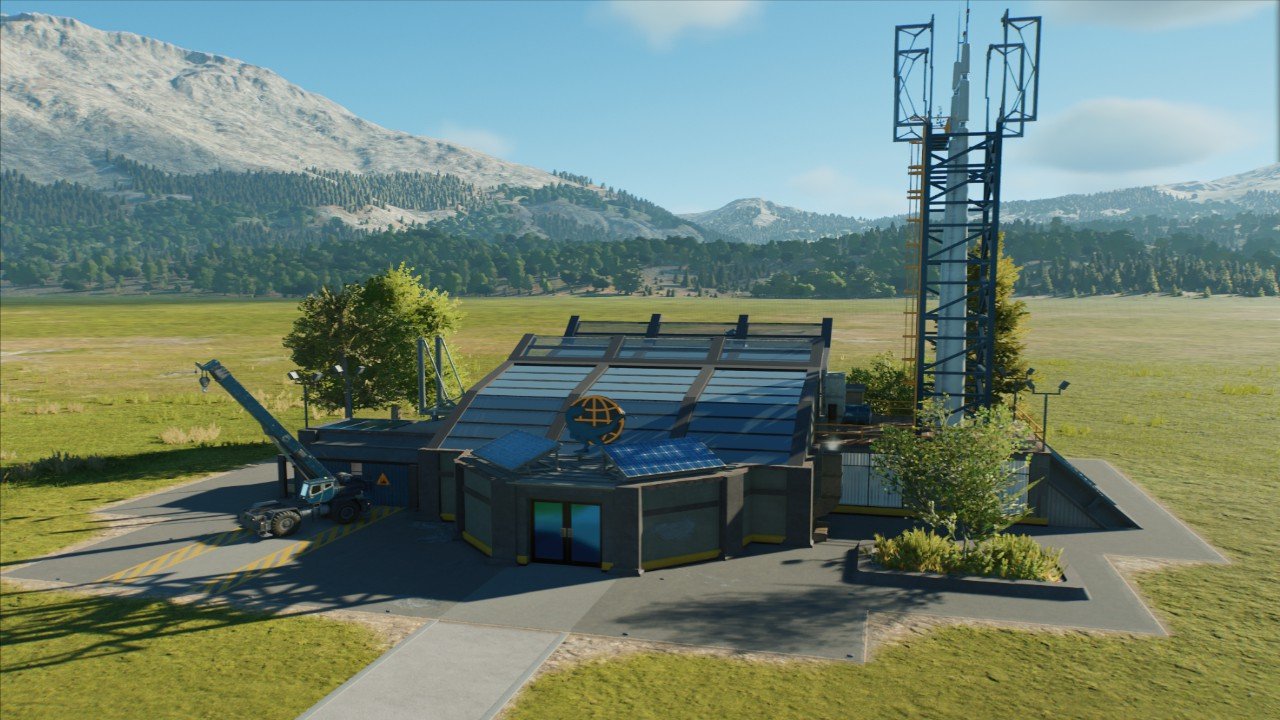 DIN themed Power station and pylon (Large)