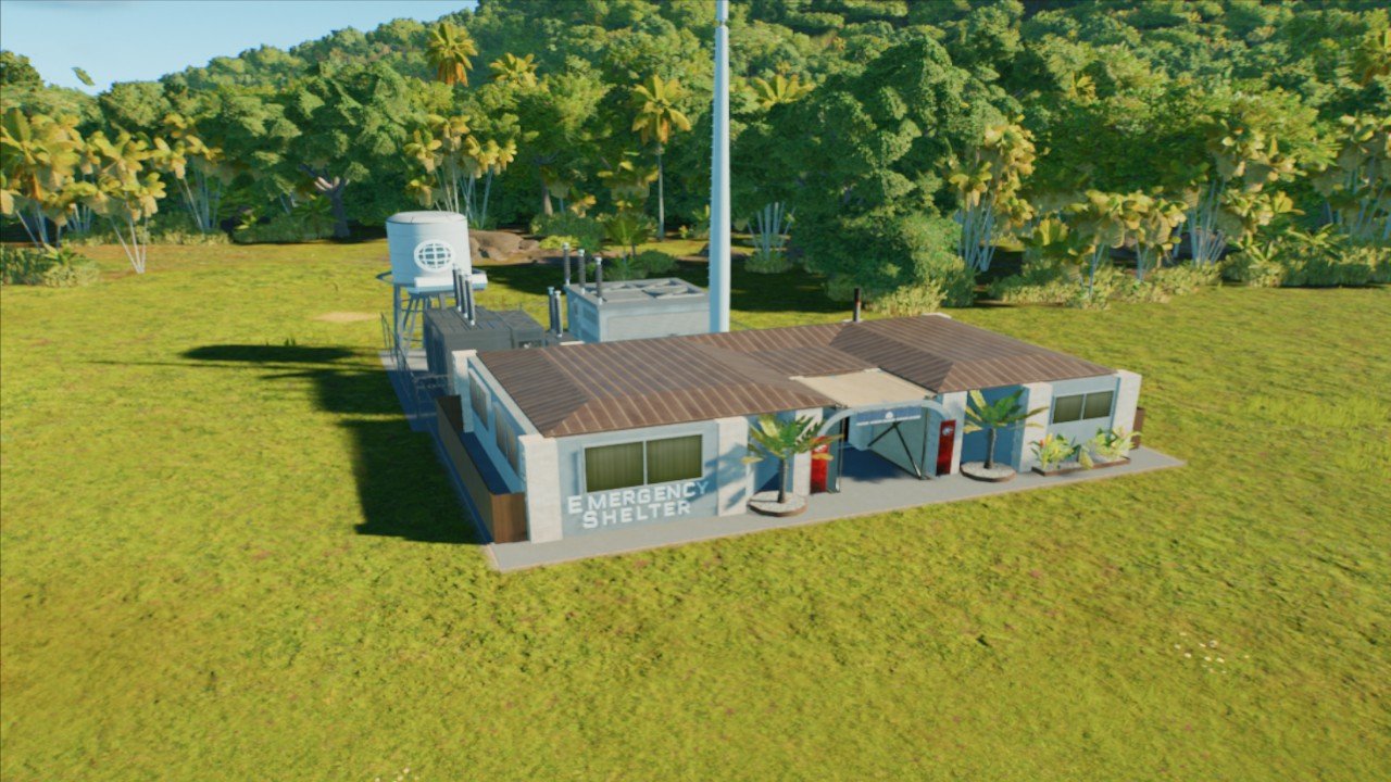 emergency shelter with substation - Workshop - Jurassic World Evolution 3