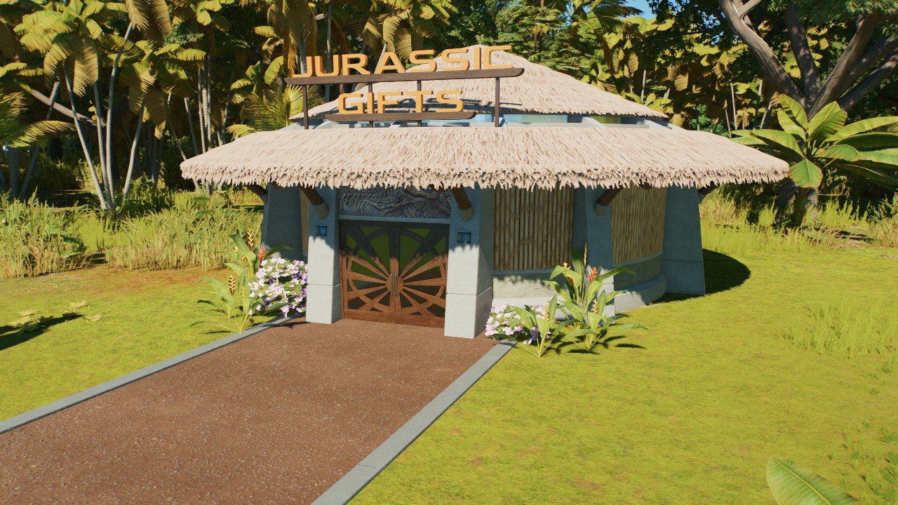 Jurassic Gifts Return to Jurassic Park small building