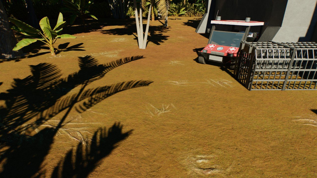 Golf cart @abandoned park map