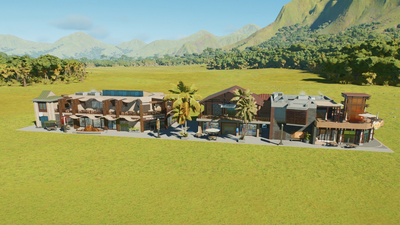 Jurassic World Main Street (Right Side)