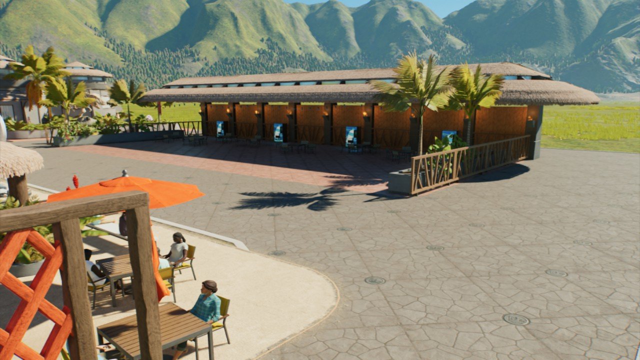full guest seating section - Workshop - Jurassic World Evolution 3