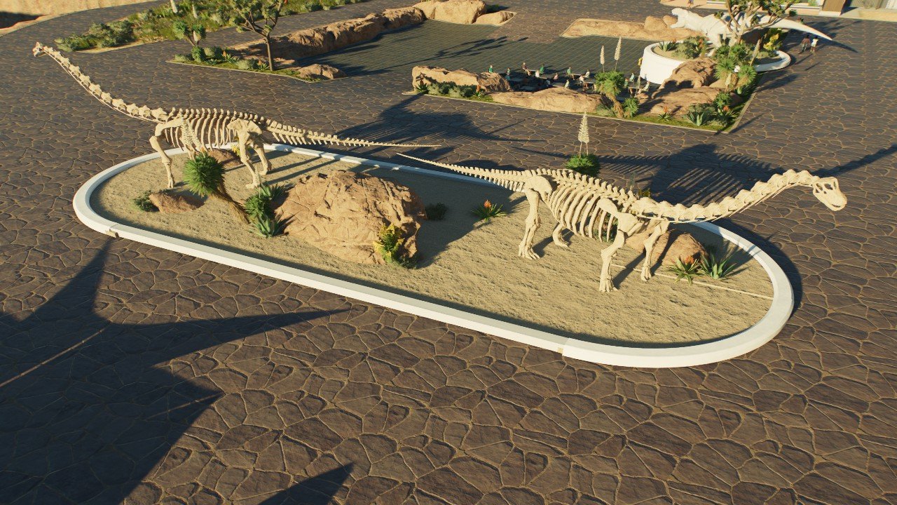 Saurapod skeletons - Workshop - Jurassic World Evolution 3