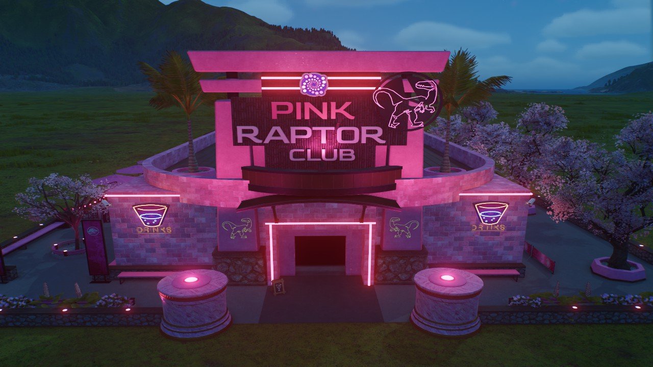 Pink Raptor Wallpaper Pink Raptor Club - Workshop - Jurassic World Evolution 3