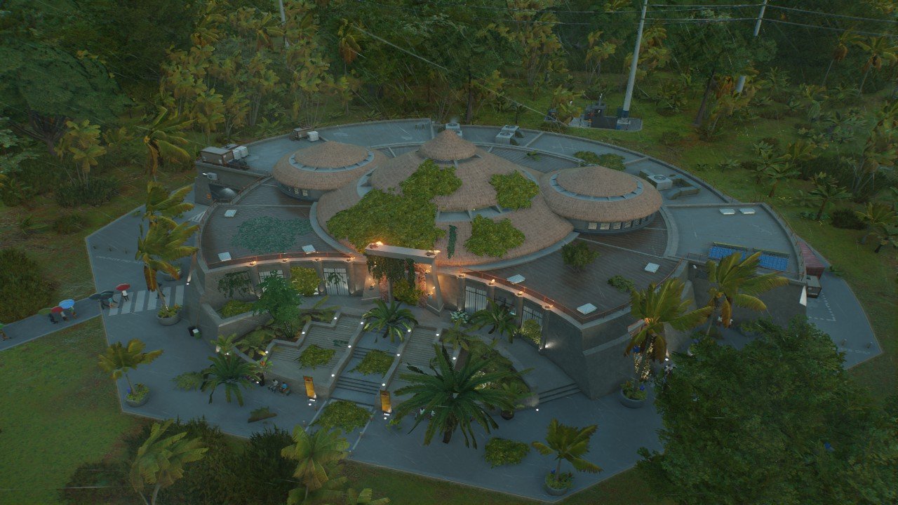 Abandoned visitor center - Workshop - Jurassic World Evolution 3