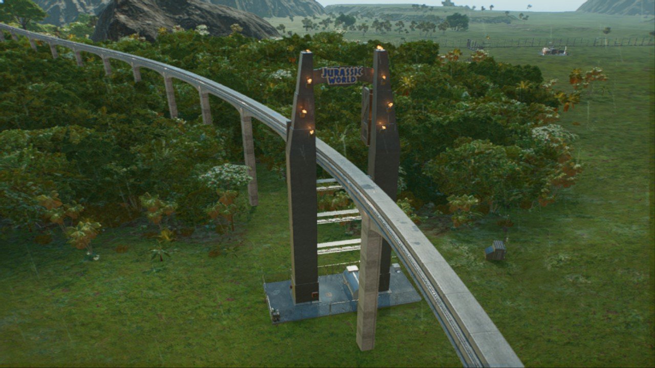 Jurassic World monorail gate - Workshop - Jurassic World Evolution 3