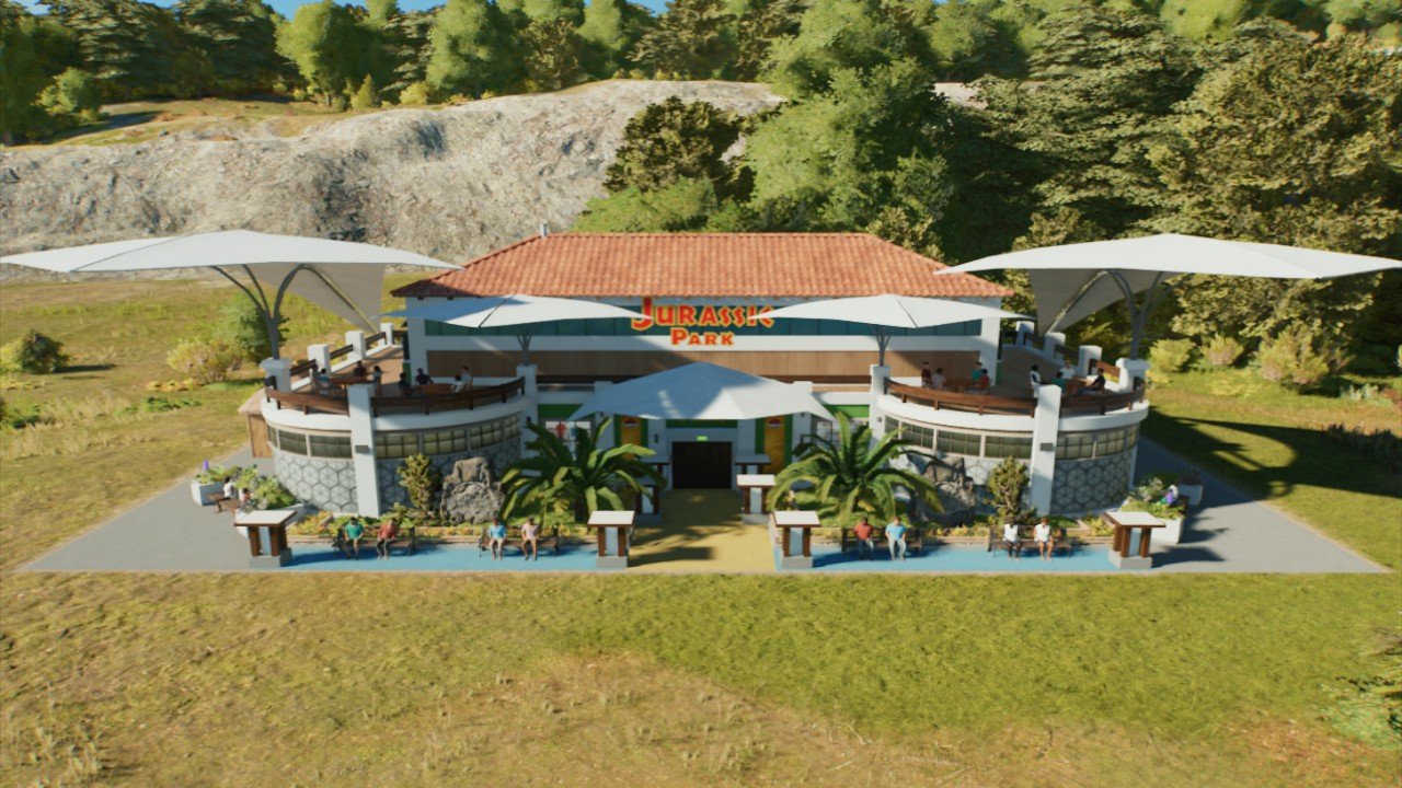 Modern JP Euro Entrance - Workshop - Jurassic World Evolution 3