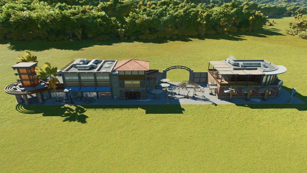 Jurassic World Main Street (Left Side)