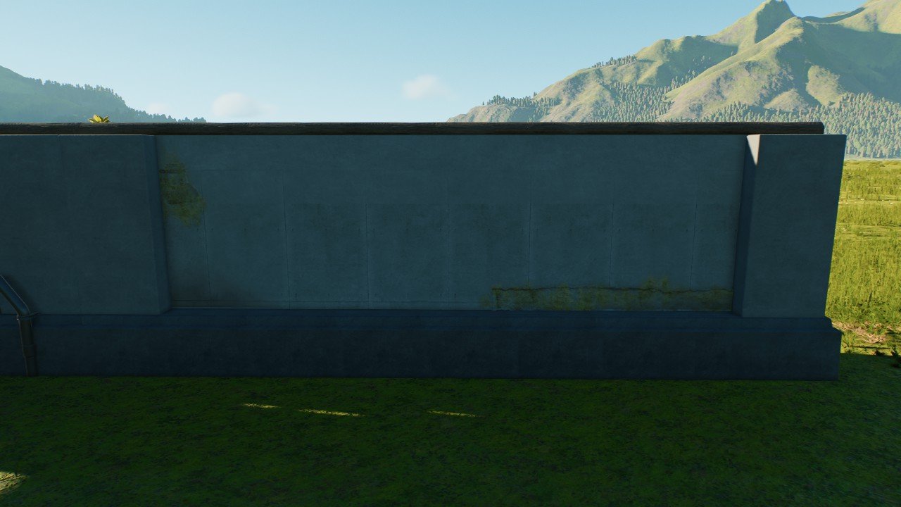 Secure 3 tier concrete wall - Workshop - Jurassic World Evolution 3