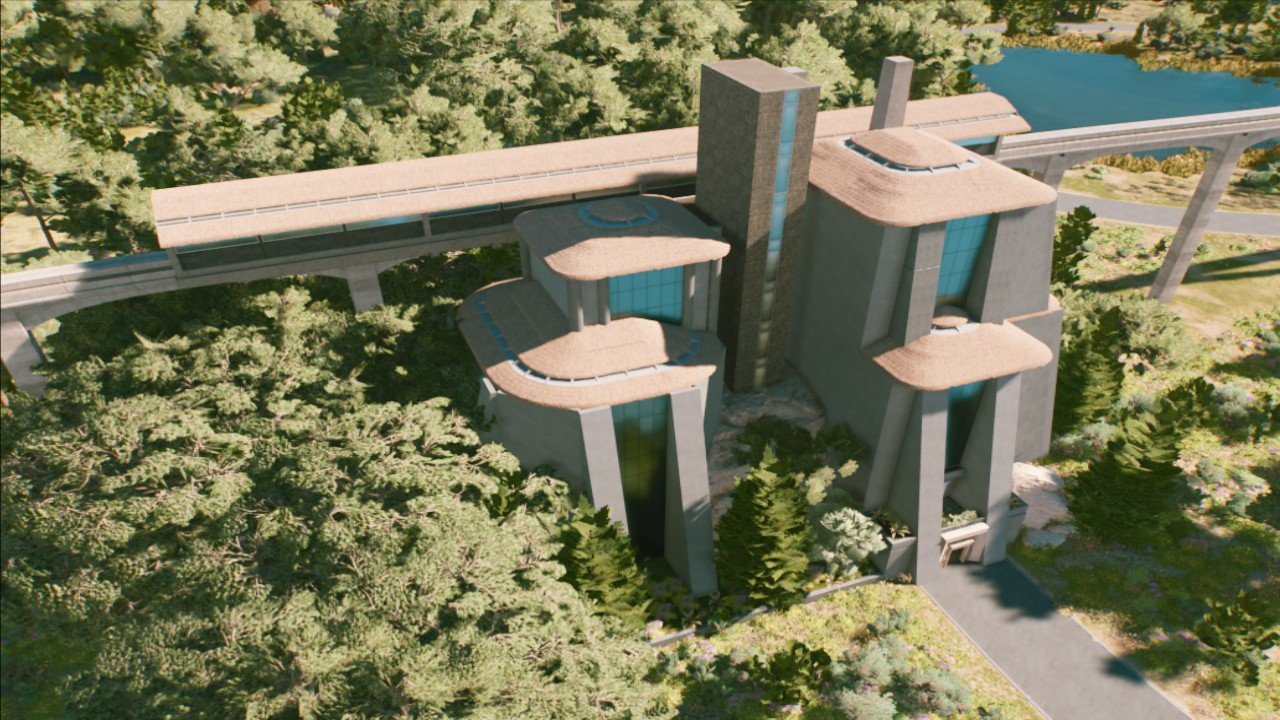 JP monorail station