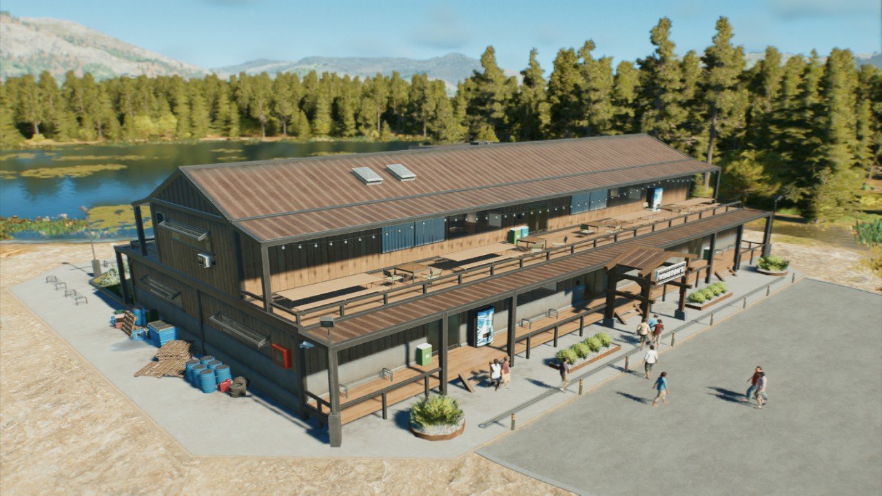 Big 3 in 1 guest facility cabin