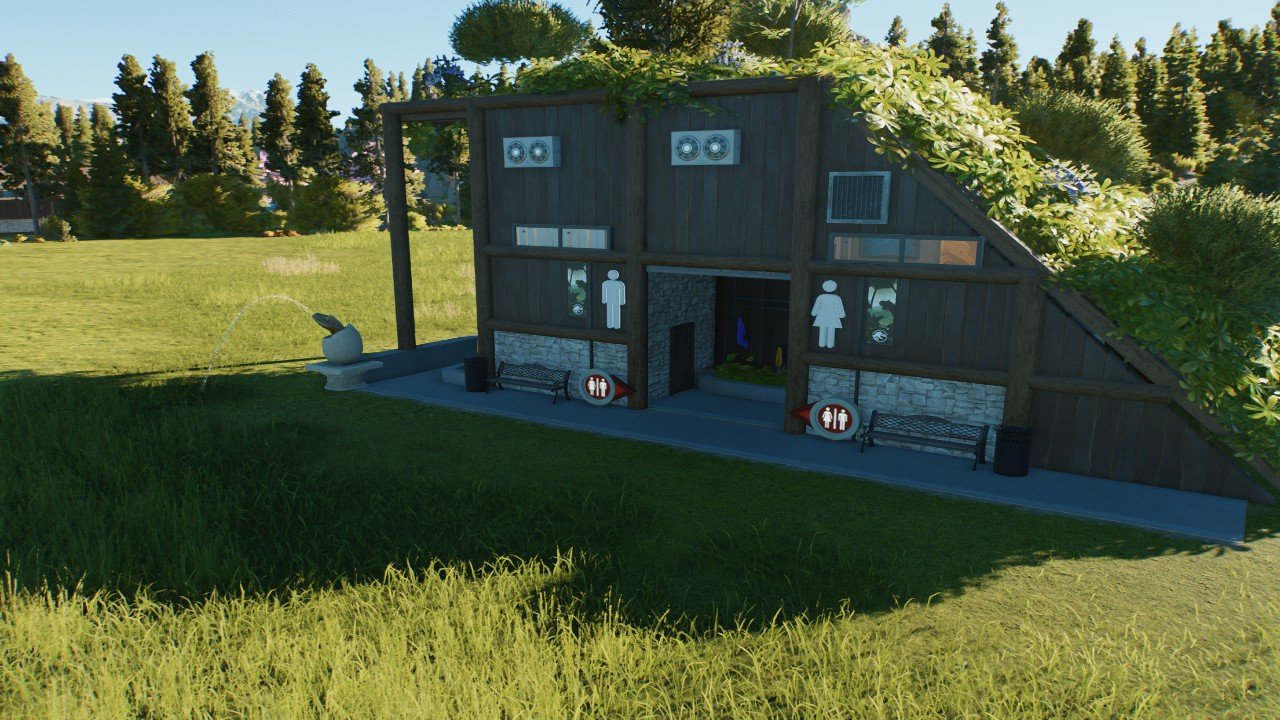 Custom Bathroom - Workshop - Jurassic World Evolution 3