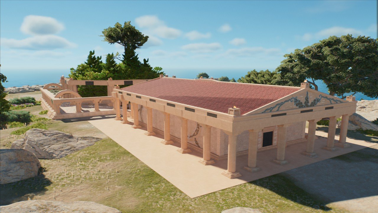Ancient greek style hatchery