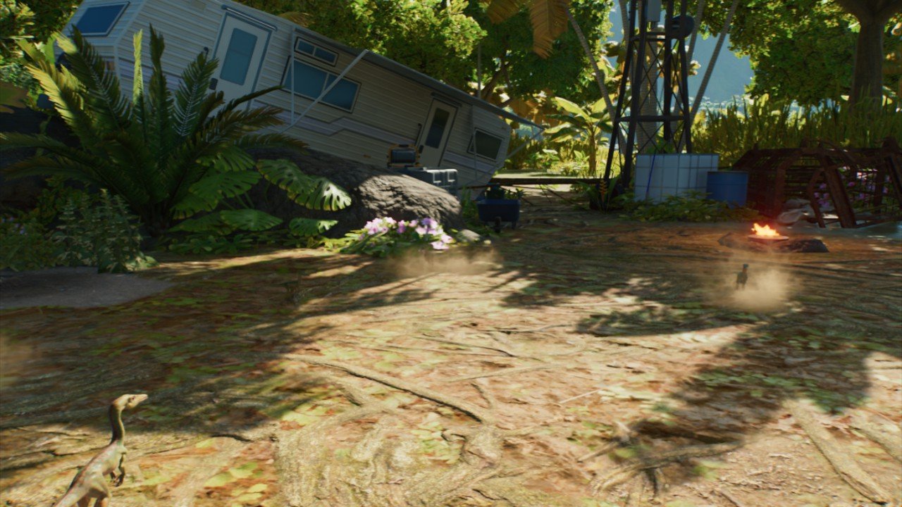 Swrve abondened camper near radio tower