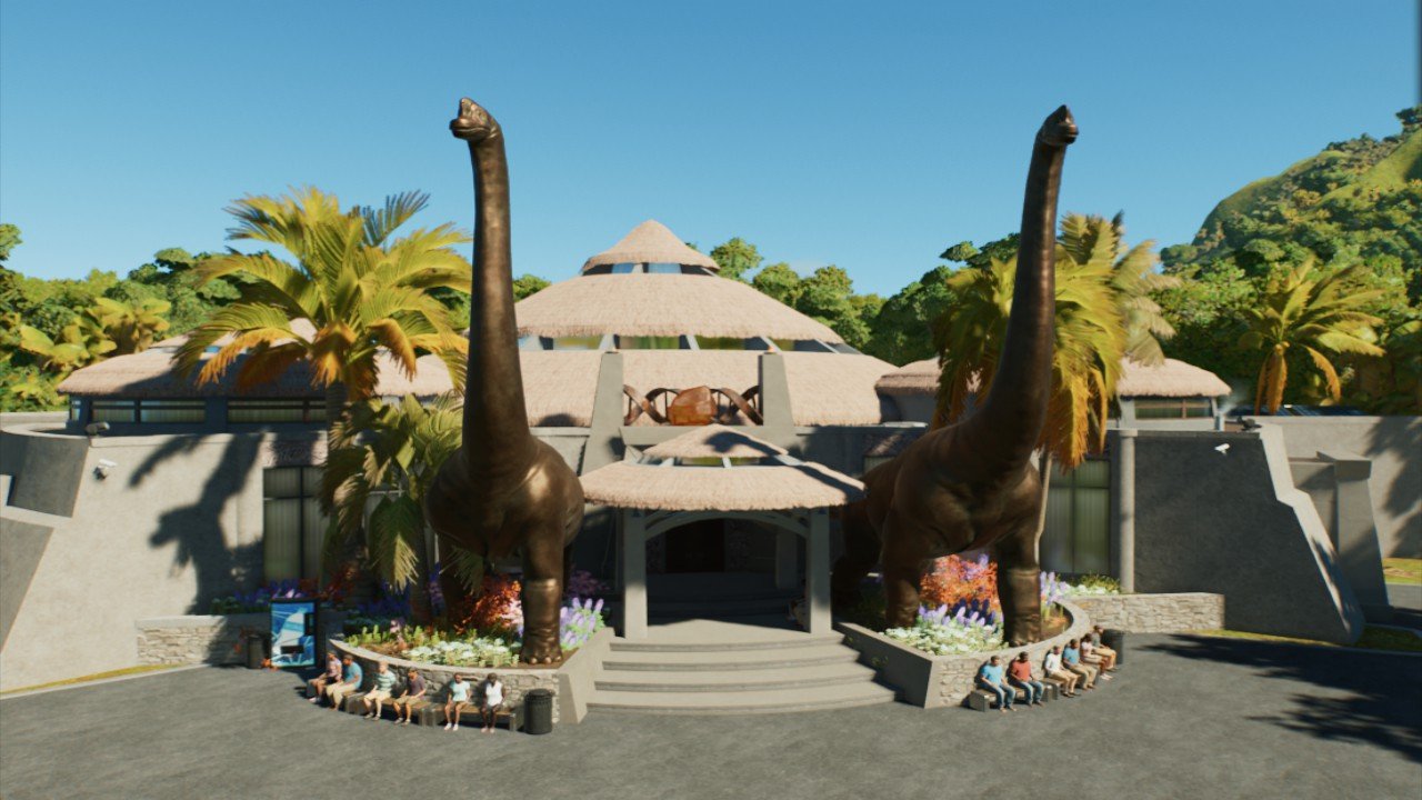 Visitor Center Concept Art - Workshop - Jurassic World Evolution 3
