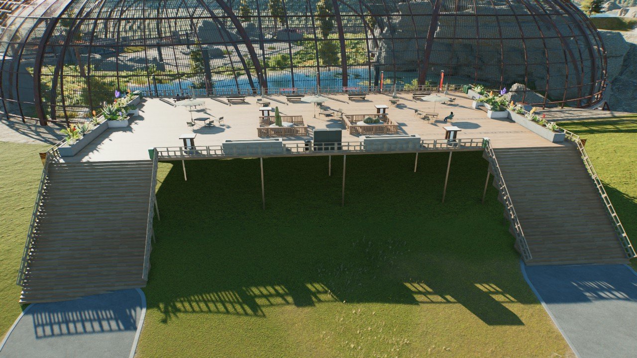 Elevated Wood Viewing Platform - Workshop - Jurassic World Evolution 3