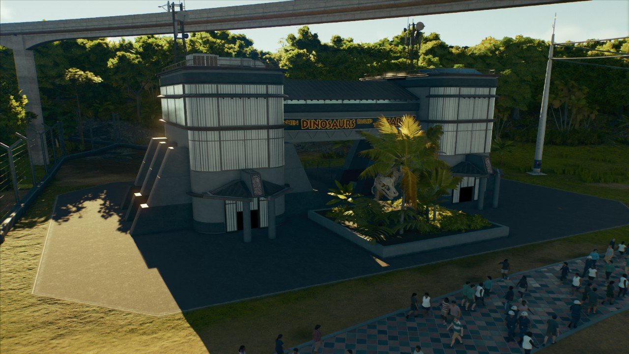 Jurassic Park Marketplace Facility: JWE style