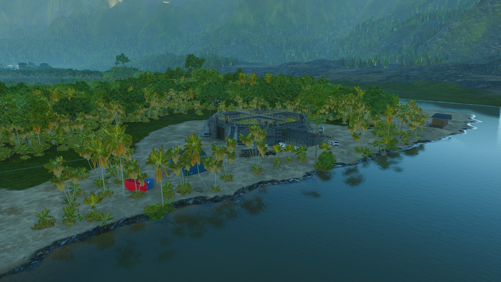 Jurassic World Recreation, 96% Complete. RAPTOR PADDOCK UPDATED!