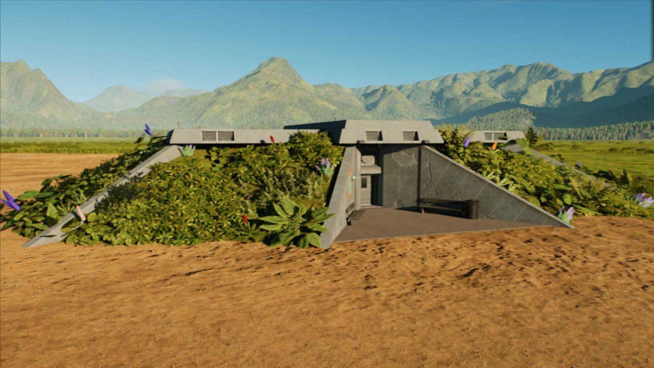 Jurassic Park Styled Emergency Shelter / Bunker