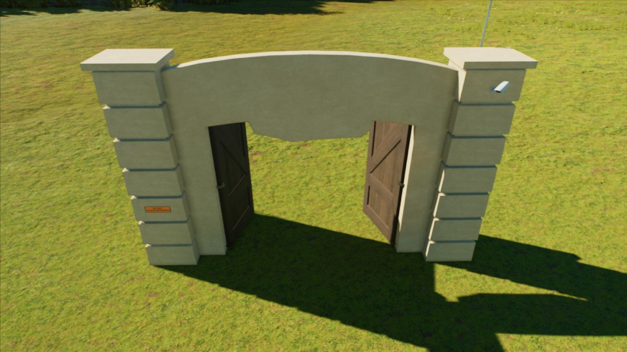 Main street gate - Workshop - Jurassic World Evolution 3