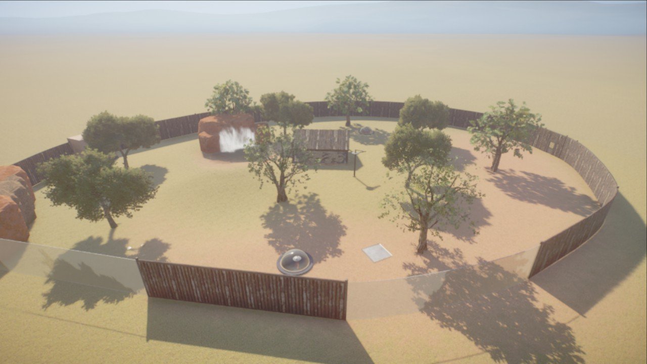 African wild dog habitat