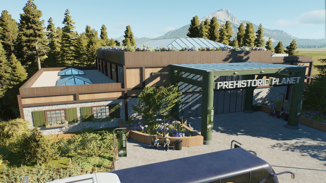 Entrance to Prehistoric Planet