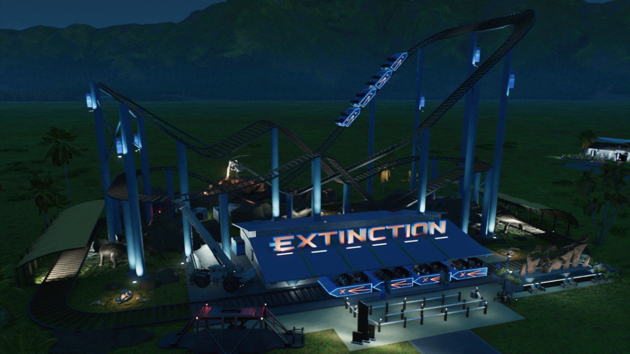 EXTINCTION Rollercoaster Attraction