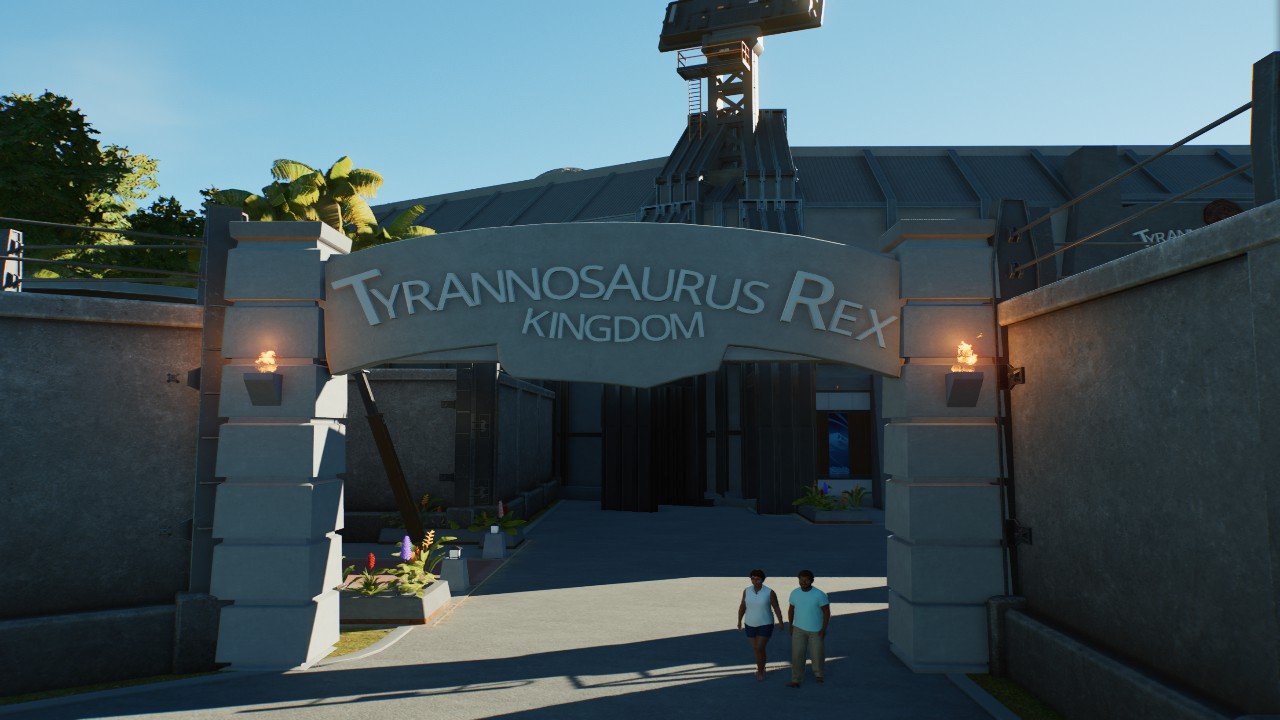 Trex Kingdom entrance - Workshop - Jurassic World Evolution 3