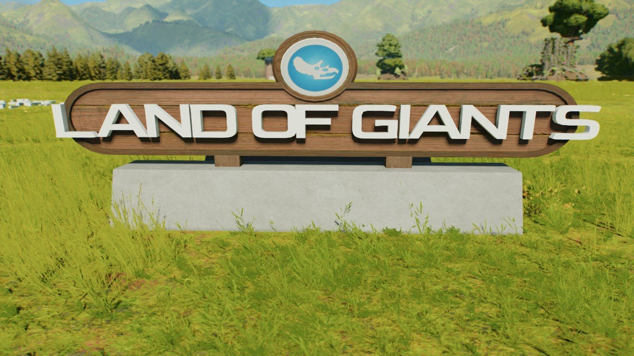 Land of Giant Font