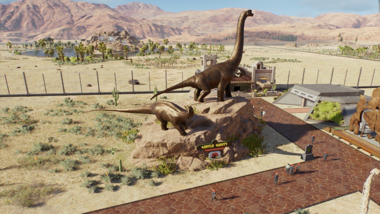 Sauropod enclosure statue - Workshop - Jurassic World Evolution 3