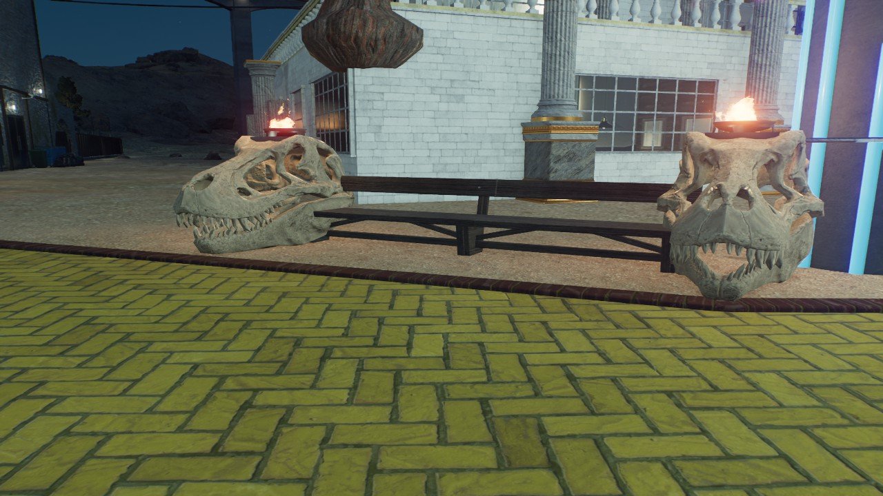 Trex bench - Workshop - Jurassic World Evolution 3